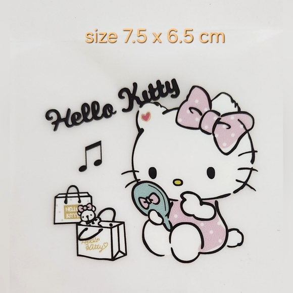 3/$18 Iron on Heat transfer Hello Kitty pattern Small size - Picture 5 of 5